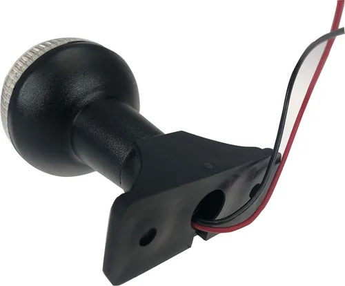 Vista 4 de Pactrade Marine Barco LED toda la luz redonda de navegación del ancla SS poste 4" H USCG 2NM