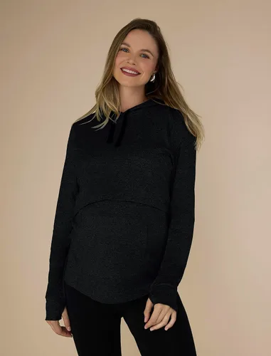 Vista 6 de Motherhood Maternity Women's Lift Up Nursing Hoodie for Breastfeeding