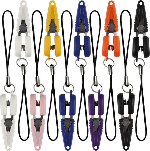 Vista 30 de JubileeYarn Itty Bitty Snippy - Tijeras de llavero portátiles compatibles con la TSA, color blanco, 1 par