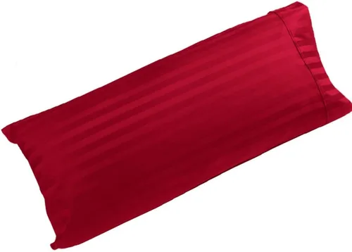 Vista 13 de Funda de almohada corporal de algodón egipcio de 300 hilos, tamaño de rayas de 20 x 54 pulgadas, funda de almohada (20 x 54 pies, beige)