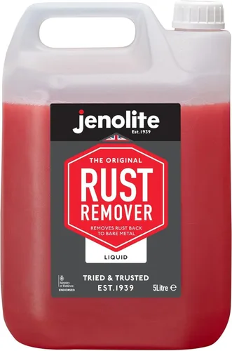 Vista 8 de JENOLITE Removedor de óxido original líquido - Tratamiento de óxido de resistencia industrial - Elimina el óxido hasta el metal desnudo - 1.32