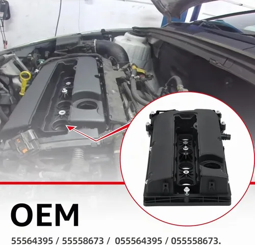 Vista 3 de SEINECA 55564395 Cubierta de válvula de motor con pernos de junta y tapa de aceite, compatible con Chevy Cruze 2011-2015, Sonic 2012-2018