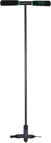 Vista 10 de Lewis Lifetime Tools M-7 C Aireador con puntas, 1 Long-Handled Aerator, Powder-Coated Steel Construction, Cushioned Handles, Easy to Use Lawn Care