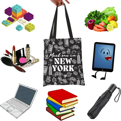 Vista 2 de WCGXKO Bolsa de regalo para despedida de soltera de Nueva York
