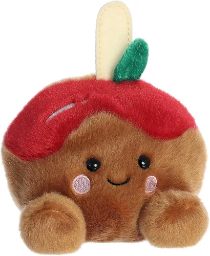 Vista 2 de Aurora® Adorable Palm Pals™ Sticky Caramel Apple™ - Juego de bolsillo - Diversión coleccionable - Marrón 5 pulgadas