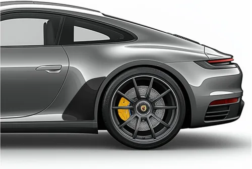 Vista 10 de Adhesivos de vinilo para guardabarros laterales con chip de roca lateral compatibles con Porsche 911 996 997 991 992 (991, azul)