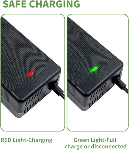 Vista 6 de Cargador eléctrico certificado de 54.6V 2A (7 enchufes) universal para batería de 48 V – Compatible con Rad Power, Lectric XP 2.0/3.0, HOVERFLY