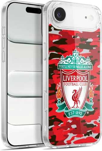Vista 31 de Head Case Designs Funda de gel con licencia oficial del Liverpool Football Club Away Colourways Crest Camou [protección de grado militar] compatible