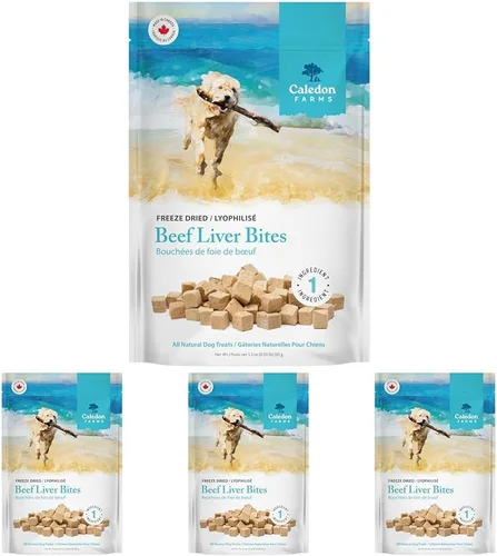 Vista 16 de Caledon Farms Golosinas de Hígado de Res Deshidratado para Perros, 150 Gramos/5.3OZ