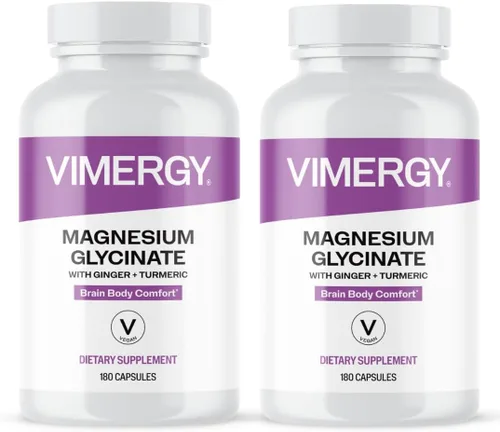 Vista 10 de VIMERGY Glicinato de magnesio – Apoyo contra el estrés – Quelado para evitar malestar estomacal*– Promueve la salud del corazón y la energía*