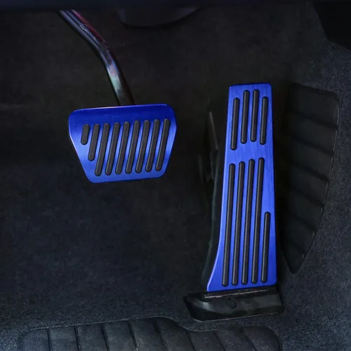 Vista 7 de Thenice para BMW 3 4 5 7 Series X3 X4 X5 X6 X7 Pedales Cubiertas Azul