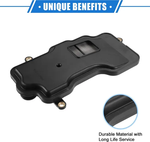 Vista 4 de Filtro de transmisión automática compatible con Subaru Forester 2.5L 2009-2013, filtro de transmisión de motor negro de plástico duradero