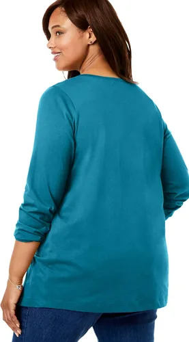 Vista 5 de Camiseta manga larga de talla grande para mujer Woman Within