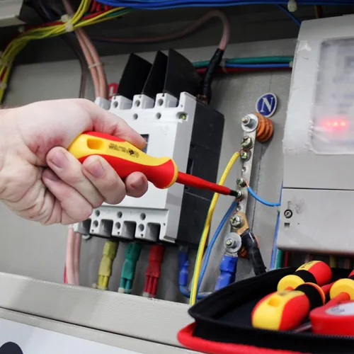 Vista 6 de Juego de destornilladores aislados, kit de herramientas para electricista, juego de destornilladores magnéticos 14 en 1, herramientas
