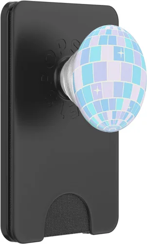 Vista 7 de PopSockets de bola de discoteca estética pastel danesa PopGrip intercambiable