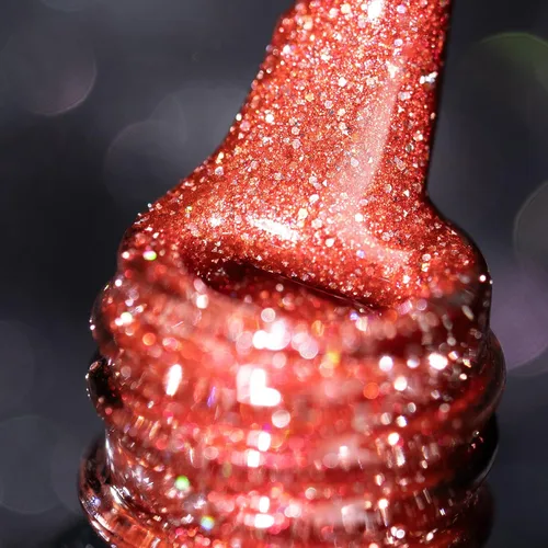 Vista 13 de BURANO Esmalte de uñas de gel reflectante, 0.2 fl oz, esmalte de gel reflectante con purpurina de diamante, esmalte de gel de color brillante