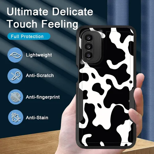 Vista 7 de Funda para Moto G 5G 2022, resistente de doble capa híbrida de policarbonato duro, goma suave, a prueba de golpes, funda protectora resistente