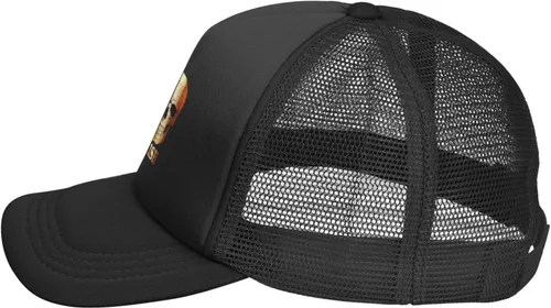 Vista 3 de Gorra de béisbol de malla para adultos con alas bandera de Cuba, sombreros ajustables personalizados para hombres y mujeres