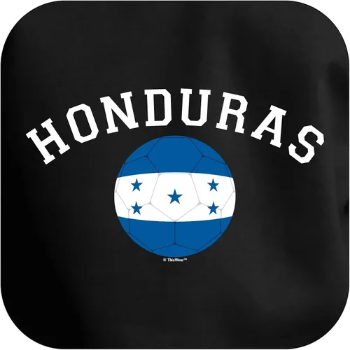 Vista 2 de ThisWear Sudadera con capucha de manga larga con bolsillo frontal y orgullo de fútbol de Honduras