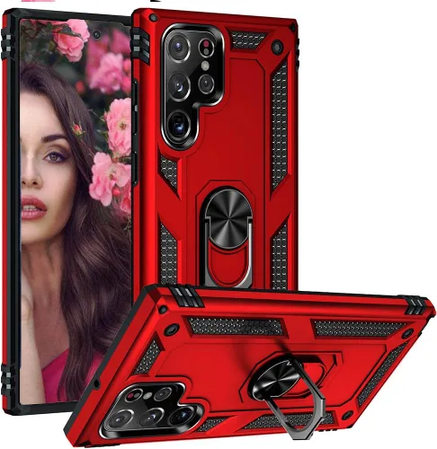 Vista 16 de Funda para Samsung Galaxy S20 [grado militar] [a prueba de polvo] [a prueba de golpes] cubierta de teléfono con soporte de soporte magnético de 360