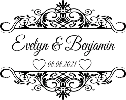 Vista 2 de Calcomanías de monograma para piso de boda, calcomanías de vinilo para piso de baile, calcomanías de vinilo para pared, calcomanías personalizadas
