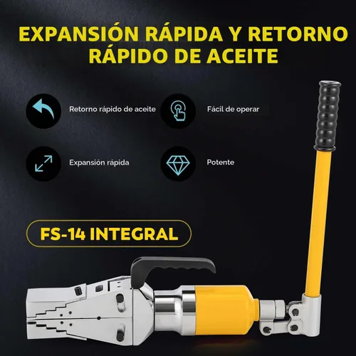 Vista 3 de CGOLDENWALL Separador de brida hidráulico integral FS-14 Separador de brida hidráulico portátil Separador manual de expansión y separación