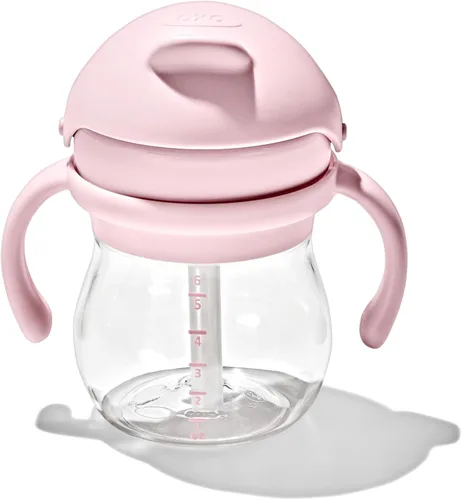 Vista 7 de OXO Tot Transitions Vaso con Pajita con Asas Extraíbles - 6 oz. - Blossom