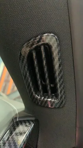 Vista 4 de Para C7 Corvette Pilar De Fibra De Carbono A Cubierta De Salida De Aire Accesorios Para 2014-2019 Chevrolet Corvette C7 3M Tape Easy to install
