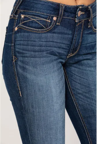 Vista 6 de ARIAT R.e.a.l. Perfect Rise Stretch Rosa - Jeans para mujer