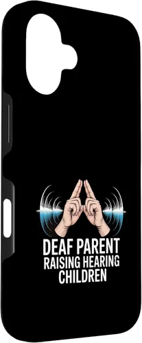 Vista 3 de Deaf Parent Raising Hearing Children Case for iPhone 16