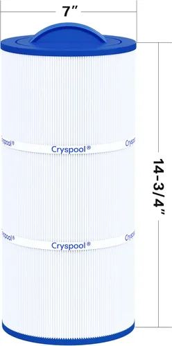 Vista 3 de Cryspool® 07043 Filtro compatible con Caldera 75, C-7375, 1019301, 73531, PCD75N, FC-3964, cartucho de filtro de spa de 75 pies cuadrados, paquete