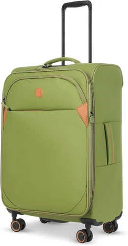 Vista 29 de Verage Cambridge - Maleta ligera con ruedas giratorias expandibles, Negro -, Conjuntos de equipaje negro Softside