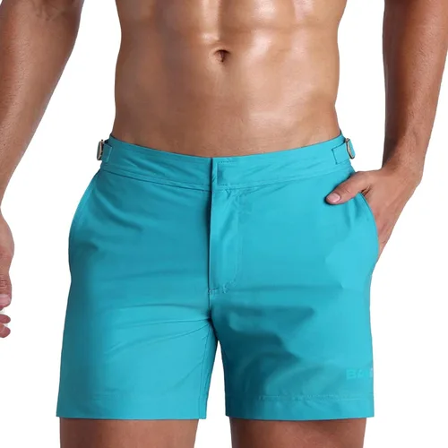 Vista 9 de Bang Men's Swimwear - Tailored Shorts - Adjustable Waistband Stretch Quick Dry Swimsuit
