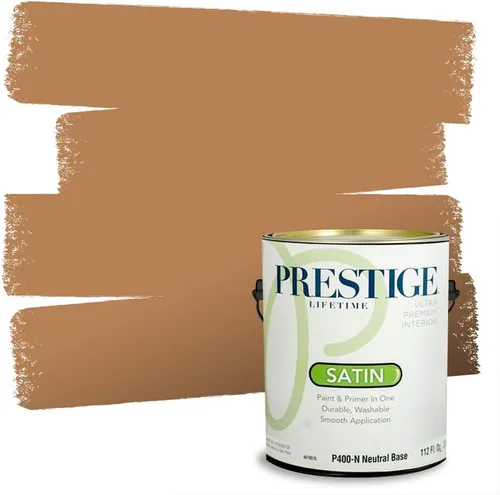 Vista 204 de PRESTIGE Pintura exterior e imprimación en uno, bronceado Aberdeen, plano, 1 galón