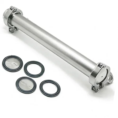 Vista 7 de QiiMii Tubo de cámara de vacío de acero inoxidable 304, longitud de 6" (1.59 oz de peso)