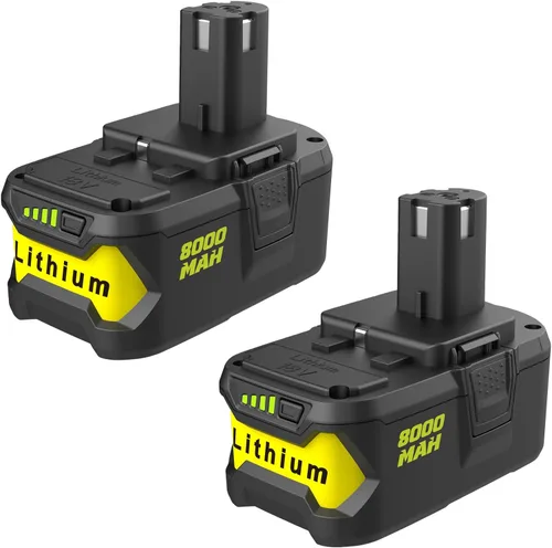 Vista 8 de Reemplazo de batería de 18 V 8000 mAh para Ryobi 18 V Batería P102 P103 P104 P105 P107 P108 P109 P190 P191 P122