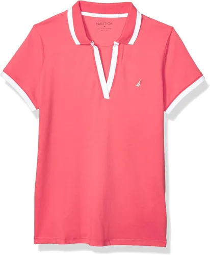 Vista 5 de Nautica - Polo de algodón elástico para mujer