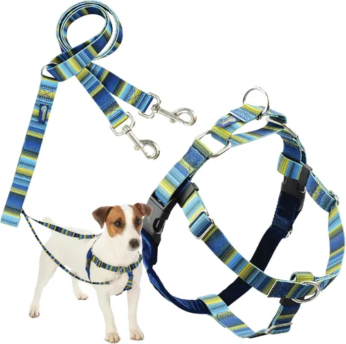 Vista 51 de 2 Hounds Design Freedom - Arnés para perro sin tirones, arnés ajustable y correa, fácil de caminar y control cómodo, se adapta a perros pequeños
