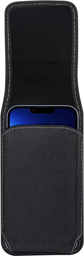 Vista 3 de Funda de nailon para teléfono celular con clip para cinturón para iPhone 14 Pro Max, Samsung Galaxy S24 Ultra S23 Ultra S22 Ultra S21 Ultra S20 Plus