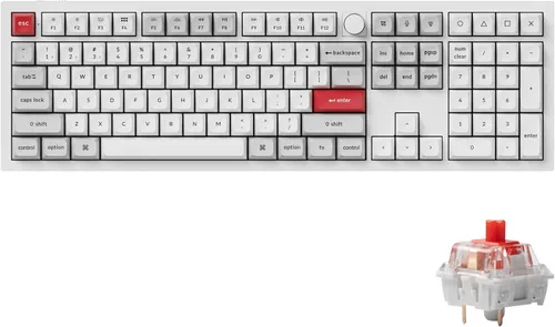 Vista 17 de Keychron Q6 Pro Teclado Mecánico Personalizado Completo de Aluminio QMK/VIA con Botón Programable Bluetooth, Teclado de Tamaño Completo KSA