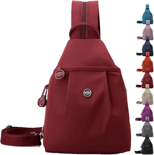 Vista 9 de Preferablen Waterproof 2-Way Commuter Bag, Large Capacity Oxford Convertible Shoulder Travel Bag, Anti-Theft Travel Tote, Small Backpack Purse