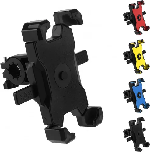 Vista 8 de Soporte universal para teléfono para bicicleta, compatible con teléfonos inteligentes de 4.7 a 6.8 pulgadas, ajustable, a prueba de golpes, fácil