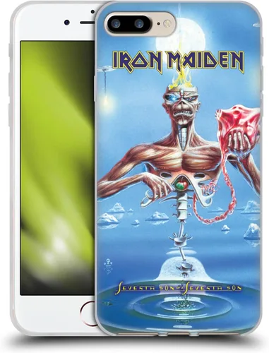 Vista 62 de Head Case Designs Funda de gel suave con licencia oficial de Iron Maiden Brave New World, compatible con Apple iPhone 7 Plus/iPhone 8 Plus Nuevo