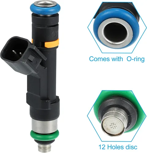 Vista 5 de AUTOHAUX 4 piezas L3G513250 Inyector de combustible para Mazda MX-5 Miata 2006-2015 y Mazda 3, 5, 6 modelos