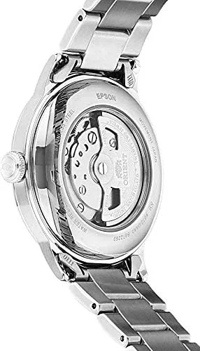 Vista 2 de Orient Pantalla japonesa Helios de acero inoxidable para hombre automática y de cuerda a mano