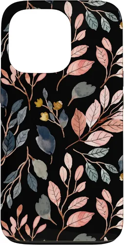 Vista 10 de iPhone 16 Green Botanical Fern Foliage Watercolor Floral Pattern Case