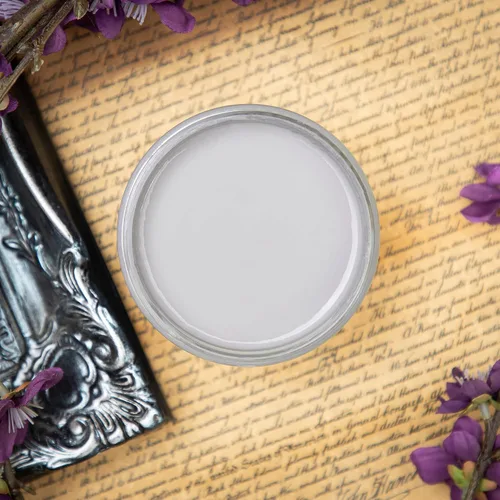 Vista 270 de Pintura para muebles con acabado de tiza Dixie Belle Paint Company - Amatista (4oz) - Pintura mineral de tiza chic púrpura profundo mate
