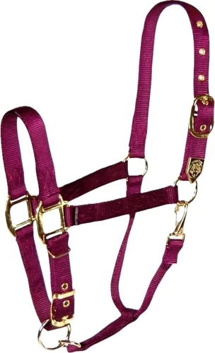 Vista 9 de Hamilton, Halter de 1 pulgada con barbilla ajustable, azul baya, 800-1100 libras