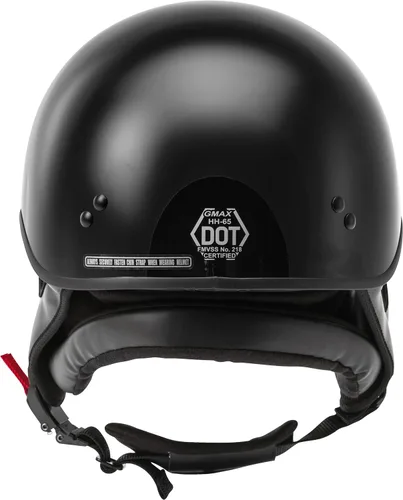 Vista 4 de GMAX Medio casco de retribución HH-65 - Aprobado por FMVSS 218