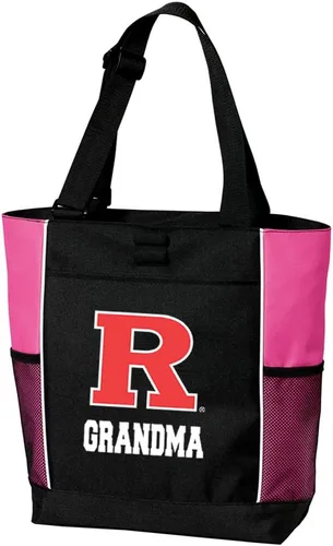 Vista 8 de Broad Bay Official Rutgers Tote Bag Zippered Travel Carryall
